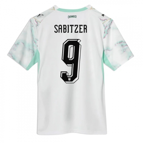 Billige Fotballdrakt Østerrike Marcel Sabitzer #9 Replika Bortedrakt VM 2026 Kortermet Billige Fotballdrakt Østerrike Marcel Sabitzer #9 Replika Bortedrakt VM 2026 Kortermet